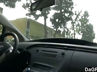 Car Handjob While Driving