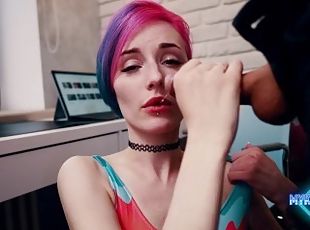 GAMER GIRL GET'S ACCIDENTLY PUNISHED AND FUCKED