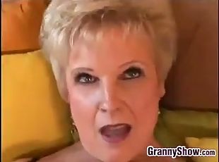 Blonde Grandma Wants To Bang